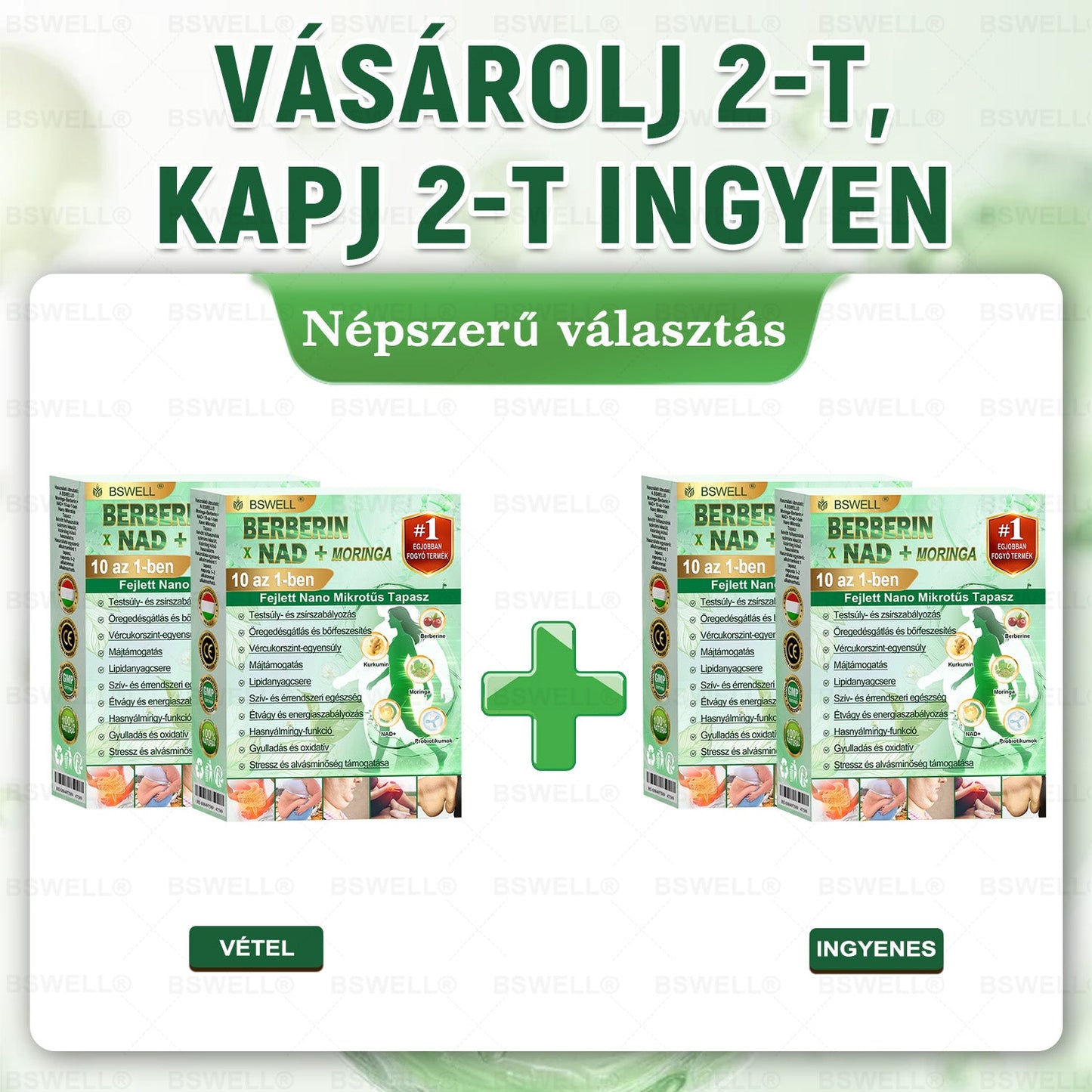 💚BSWELL® Nano mikrotűs karcsúsító tapasz (Naponta egyszer már 28 napon belül látható változások láthatók) Alkalmas: elhízás kezelésére, szív- és érrendszeri egészségre, cukorbetegség kezelésére, alvási apnoéra és bélrendszeri problémákra🍀🍀