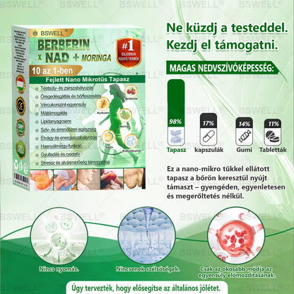 💚BSWELL® Nano mikrotűs karcsúsító tapasz (Naponta egyszer már 28 napon belül látható változások láthatók) Alkalmas: elhízás kezelésére, szív- és érrendszeri egészségre, cukorbetegség kezelésére, alvási apnoéra és bélrendszeri problémákra🍀🍀